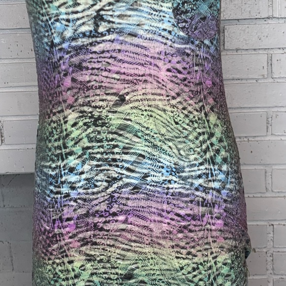 Glo Jeans Multicolored Zebra Print Y2K Tank Top - Picture 3 of 8